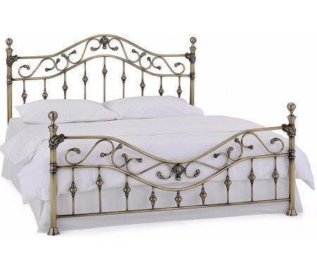 Двуспальная кровать Тетчер, Antique brass (античная медь);античная медь, Charlotte (Шарлотта)
Двуспальная кровать Тетчер, Antique brass (античная медь);античная медь, Charlotte (Шарлотта)