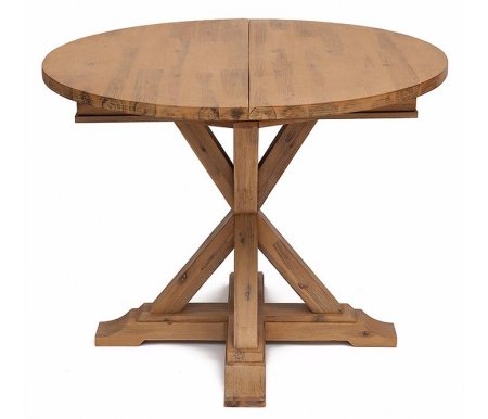 Здесь можно купить Secret De Maison Avignon mod. PRO-D05-ROUND натуральный с патиной  Стол обеденный Тетчер Деревянные столы