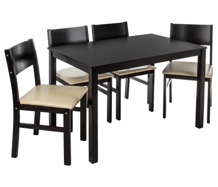 Обеденная группа Woodville, Cappuccino, Kabur (стол и 4 стула) cappuccino / cream
Обеденная группа Woodville, Cappuccino, Kabur (стол и 4 стула) cappuccino / cream
