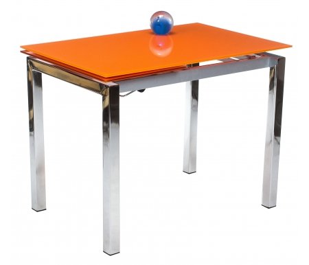 Здесь можно купить LMT-118 оранжевый  Стол раскладной Woodville Стеклянные столы