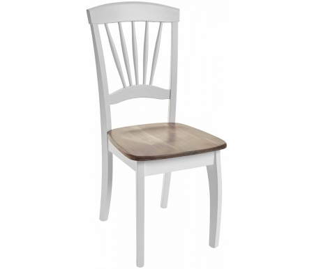 Стул деревянный Мебель Малайзии Jin D-2092D W white / grey washed