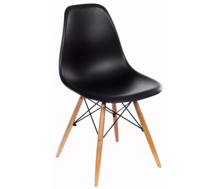 Стул Eames черный деревянный каркас Стул Eames черный деревянный каркасДеревянные стулья<br><br>