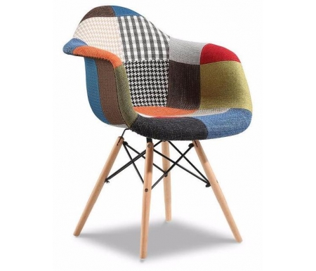Стул ESF Puffe patchwork