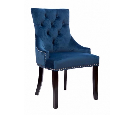 Стул Garda Decor для гостиной 24YJ-236-466 велюр синий