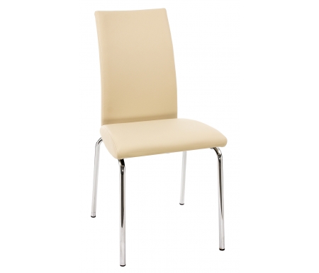 Стул Pranzo SD202 хром CR / бежевый SM09