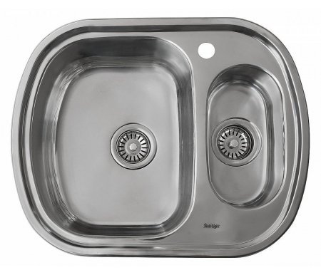 

Мойка Bravomebel, врезная 604918/0,8 1.5Ч Глянец 600*490 чаша слева