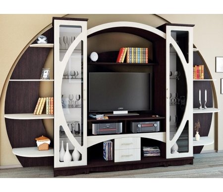 

Готовая гостиная Неман, Венге / дуб беленый, Ривьера