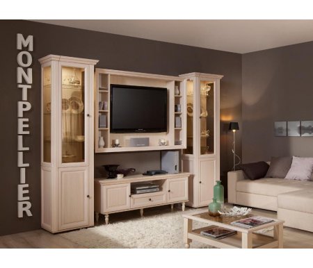 

Модульная гостиная Глазов, Дуб млечный, Montpellier (комплектация 3)