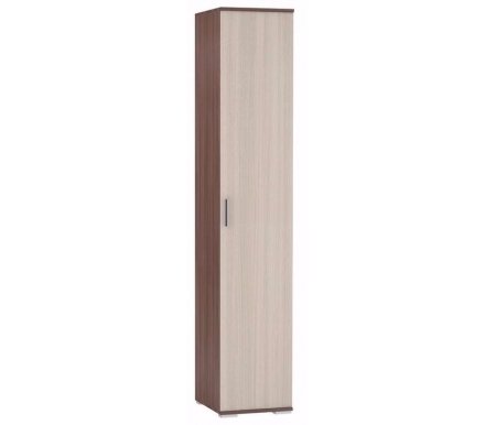 

Шкаф однодверный Bravomebel, Ясень шимо темный / ясень шимо светлый, Марта ШК-115 ясень шимо светлый