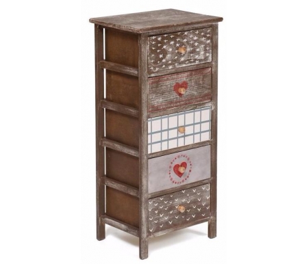 

Тумба Тетчер, Brown antique / ash christmas, Secret De Maison Christmas 5 mod. HX16-011NS с пятью ящиками brown antique / ash christmas