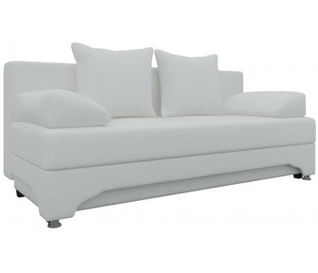 Диван Mebelico Ник-2 еврокнижка экокожа белый