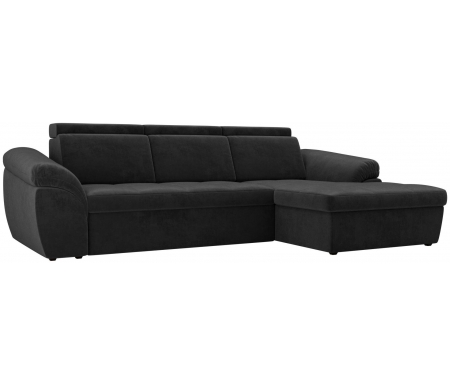

Диван угловой Mebelico, Мисандра правый велюр серый