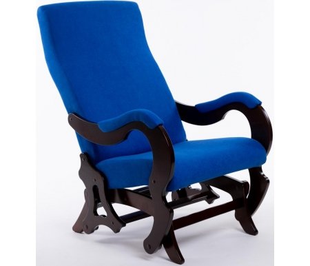 

Кресло Мебелик, Индиго / орех, Палермо ткань индиго / каркас орех слайдер