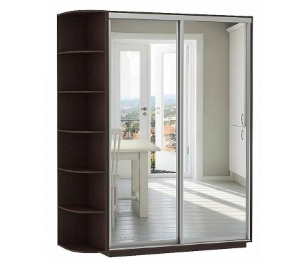 

Шкаф-купе Bravomebel, Чёрное дерево, D2-06 240 х 60 черное дерево