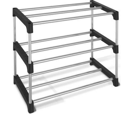 

Обувница Sheffilton, Черный / хром лак, SHT-SR6 черная / хром лак