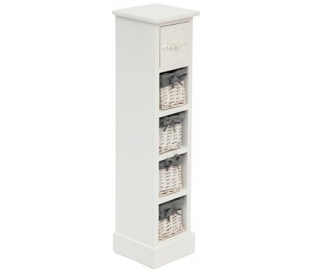 

Тумба Тетчер, Paulownia butter white, Secret De Maison Floral 5 mod. HX16-002NS paulownia butter white с 4 корзинами и ящиком