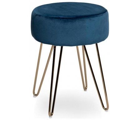 

Пуф Бентли, Blue / golden, Круз blue WY11-108 / golden