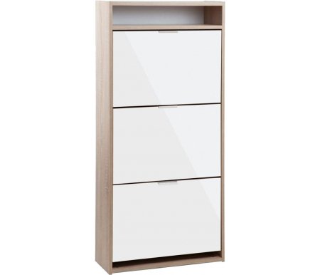 

Обувница Вентал, Дуб сонома / белый глянец, Комфорт 3 дуб сонома / белый глянец МДФ