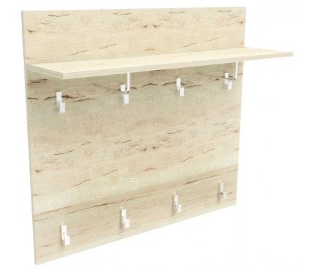 

Настенная вешалка СБК-мебель, Дуб галифакс белый, Мале ПМ-10 дуб галифакс белый