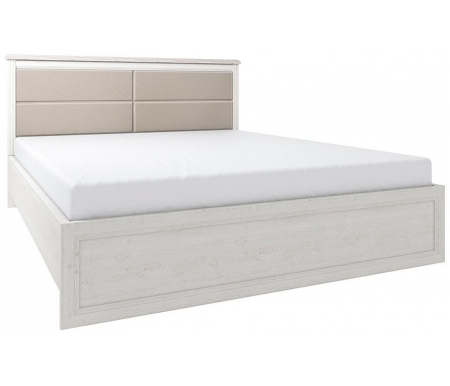 Двуспальная кровать Anrex Monako 160x200 М с ПМ сосна винтаж / дуб анкона