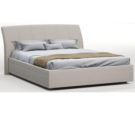 Двуспальная кровать Sonum Orchidea 160х200 см бежевый велюр