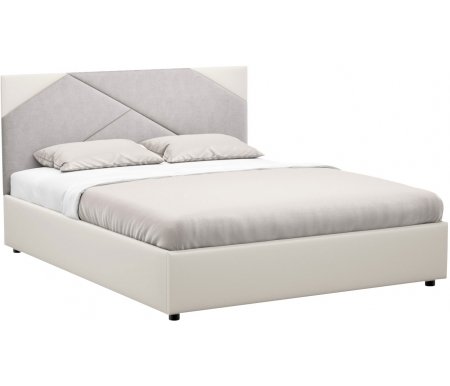 

Кровать двуспальная Moon, Серый (74-5 / 36-192), Moon Alba New 1226 160 х 200 см с ПМ К002100 велюр / экокожа серый 74-5 / 36-192