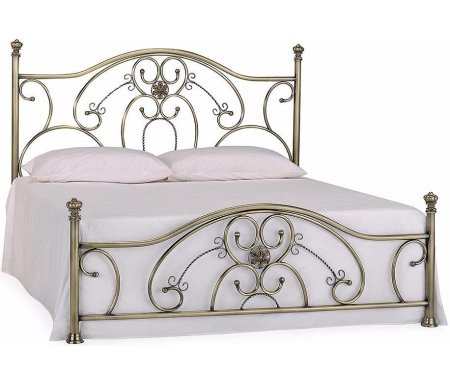 

Двуспальная кровать Тетчер, Antique brass (античная медь);античная медь, Elizabeth (Элизабет)