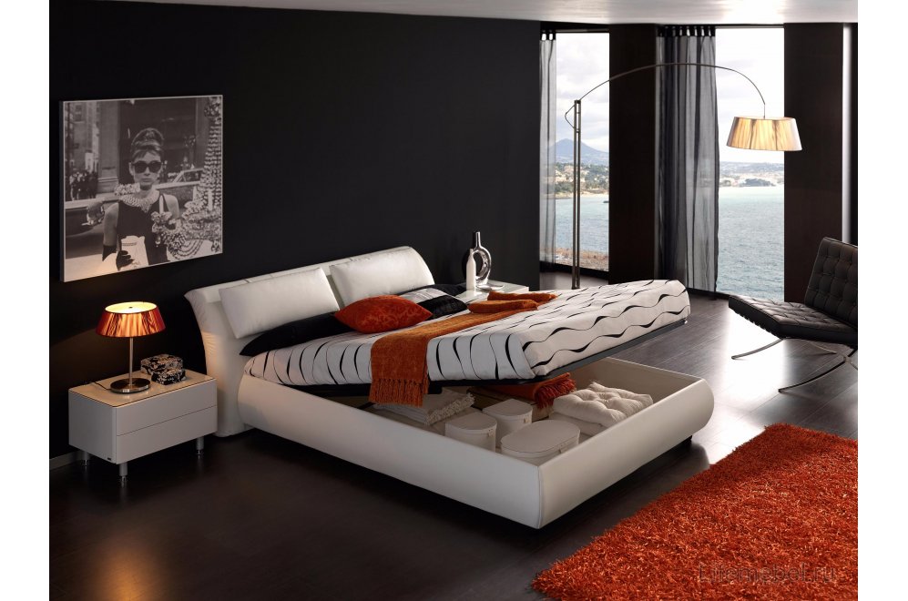 Roma White Bed Modern white bed, Bedroom bed design, Modern bed frame