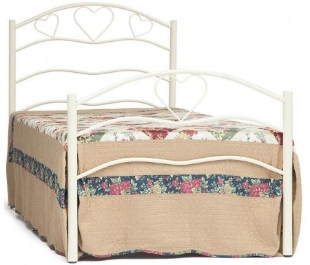 

Кровать односпальная Тетчер, Roxie 90 х 200 см single bed white
