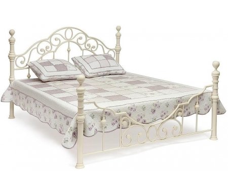 

Кровать полутораспальная Тетчер, Victoria 140 х 200 см antique white