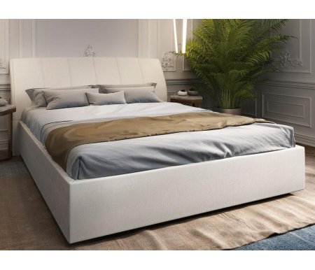 Полутороспальная кровать Sonum Orchidea 140х200 см латте велюр