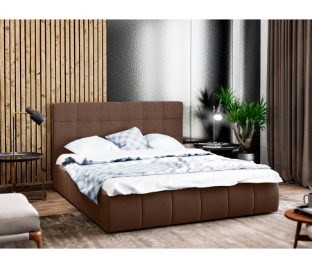 

Двуспальная кровать Galaxy, Афродита-2 180 х 200 см с ПМ рогожка latte