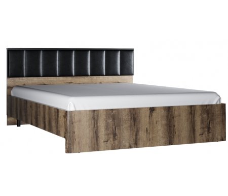 

Кровать двуспальная Anrex, Jagger М 160 х 200 см с основанием дуб монастырский / черный