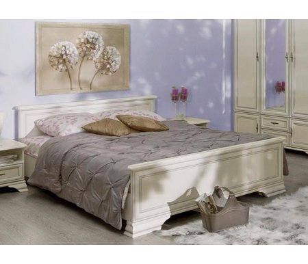 

Кровать двуспальная Anrex, Kentaki S132-LOZ 160х200 белый