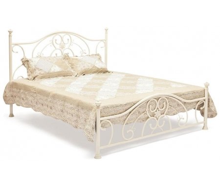 

Кровать Тетчер, Antique brass (античная медь), Elizabeth (Элизабет) antique white