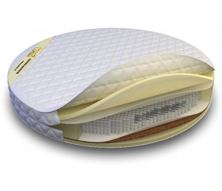 

Матрас Luntek, Белый, Comfort Mix Round-625 D210 h20 см