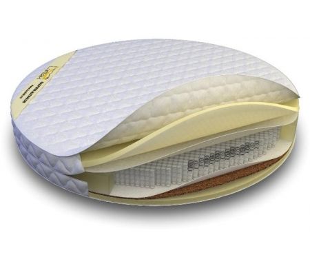 

Матрас Luntek, Белый, Comfort Mix Round-625 D220 h20 см