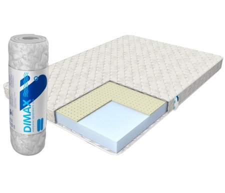 

Матрас Dimax, Белый, Димакс Практик Чип Ролл 10 латекс 120 x 200 см