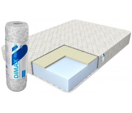 

Матрас Dimax, Белый, Димакс Практик Чип Ролл 18 латекс 90 x 200 см