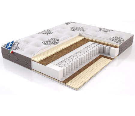 

Матрас LineaFlex, Белый;серый, Lineaflex Sangano 200x200