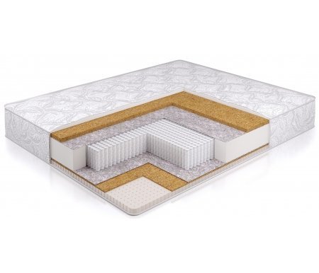 

Матрас Томас, Белый, Томсон Кокос/Латекс + Микро