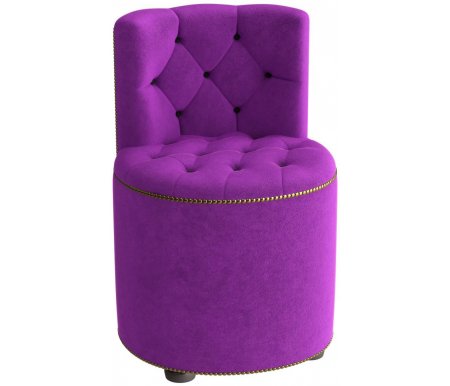 Пуф Mebelico Саваж велюр фиолетовый