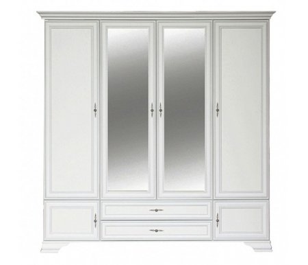 

Шкаф четырехдверный Anrex, Kentaki (Кентаки) S320-SZF6D2S белый