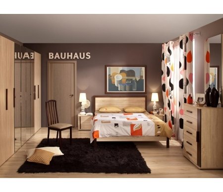 

Спальный гарнитур Глазов, Баухаус (Bauhaus) (комплектация 2)