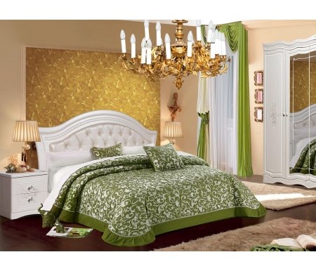 

Спальный гарнитур КМК, Графиня венге светлый / ясень жемчужный