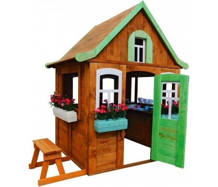 	детский домик для дачи деревянный купить в интернет магазине Кант	