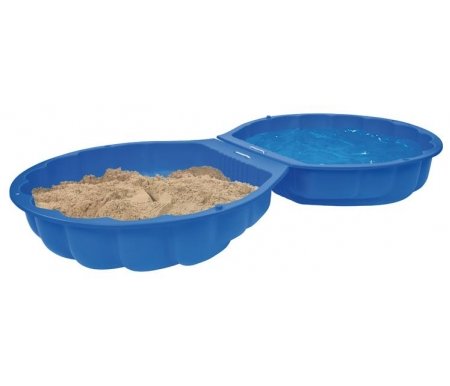 

Песочница Гибемот, Синяя, Big Sand ракушка 2 части 180 х 87 х 20 см 1/5 синяя