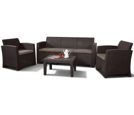 

Комплект для отдыха Афина, Brown, AFM-5018B Brown