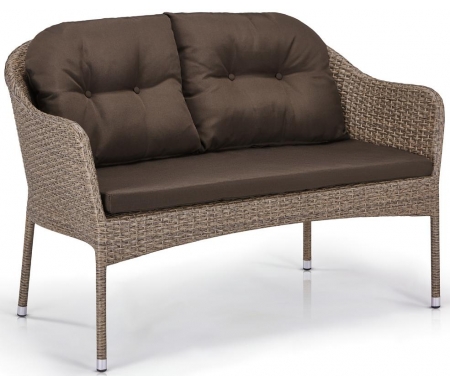 

Плетеный диван Афина, Light brown, S54B-W56 Light brown
