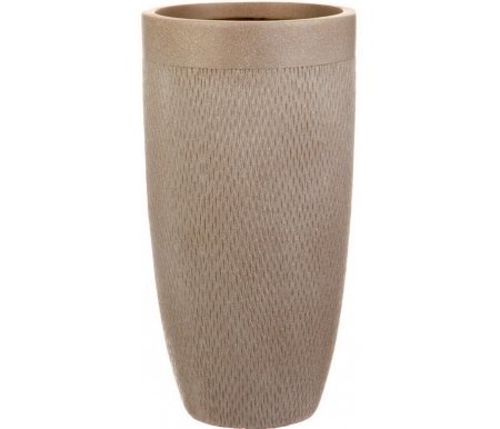 

Кашпо Idealist, Серо - коричневый, Лотус Высокое Круглое D30 H58 MESHV30-T серо-коричневый